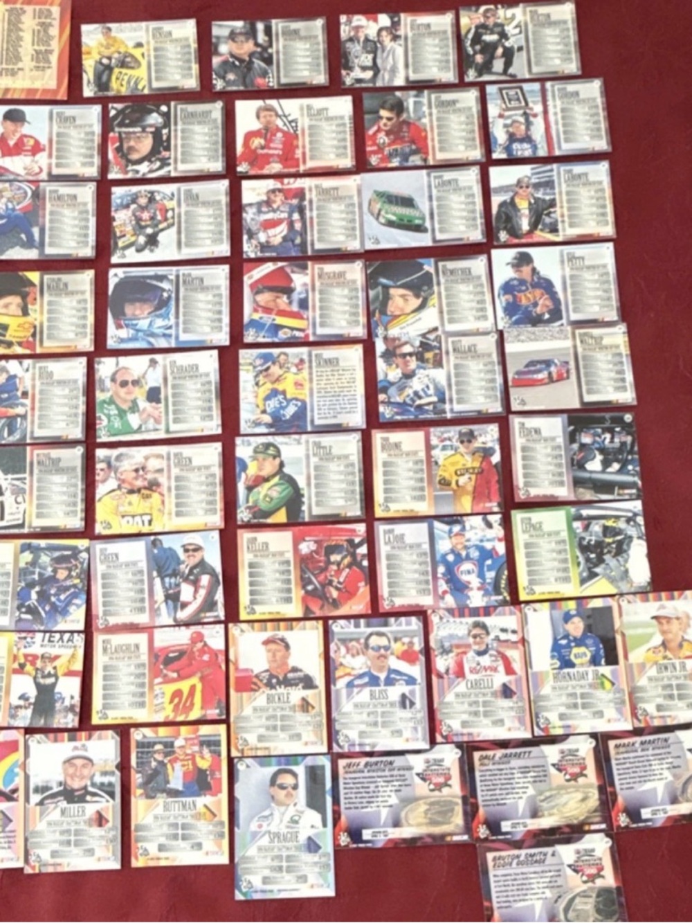 Vintage Press Pass VIP NASCAR Collectible Racing Cards 50 standard-sized cards
